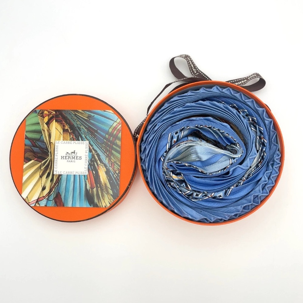 Hermes Au Son du Tam Tam scarf plissé - Picture 2 of 8